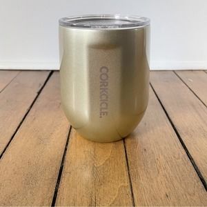 Corckcicle Metallic Gold Stemless Wine Tumbler 12oz